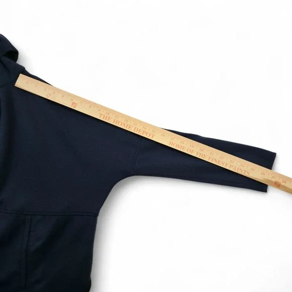The North Face Women's Navy Blue Fleece Pullover Tunic Top Size S Cozy Funnel - Picture 8 of 8